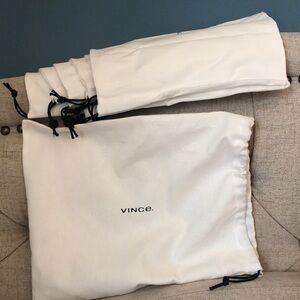 2 New Vince  shoe bags
